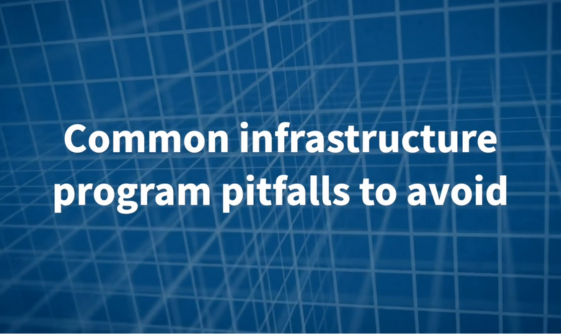common infrastructure program pitfalls to avoid
